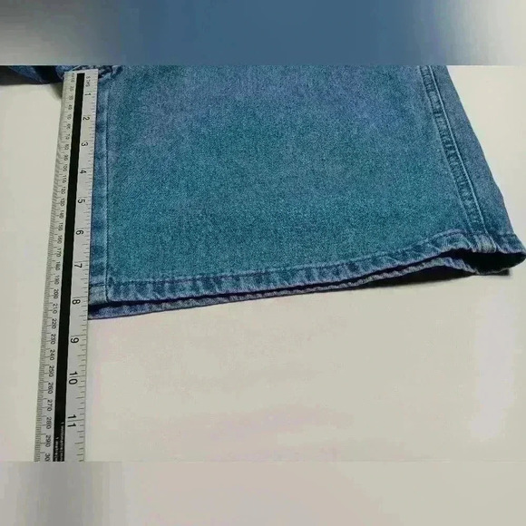 Vintage Moda Intl. The London Jean Overalls  shorts. Ladies size M - Picture 4 of 7